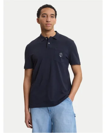 Tricou barbati,  bumbac, bleumarin,