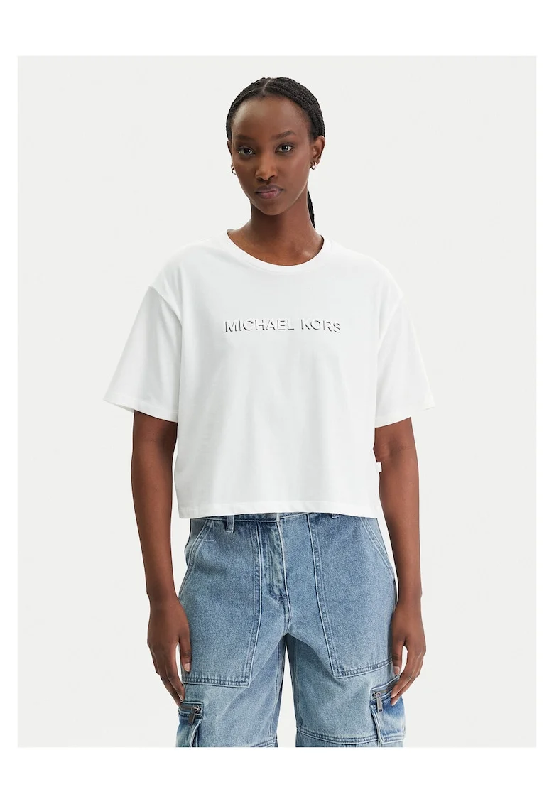 Tricou dama,  bumbac organic, alb