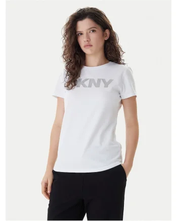 Tricou dama,  bumbac/elastan, alb