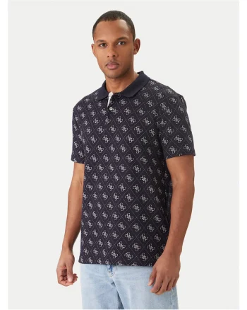 Tricou barbati,  bleumarin, bumbac si poliester, Bleumarin