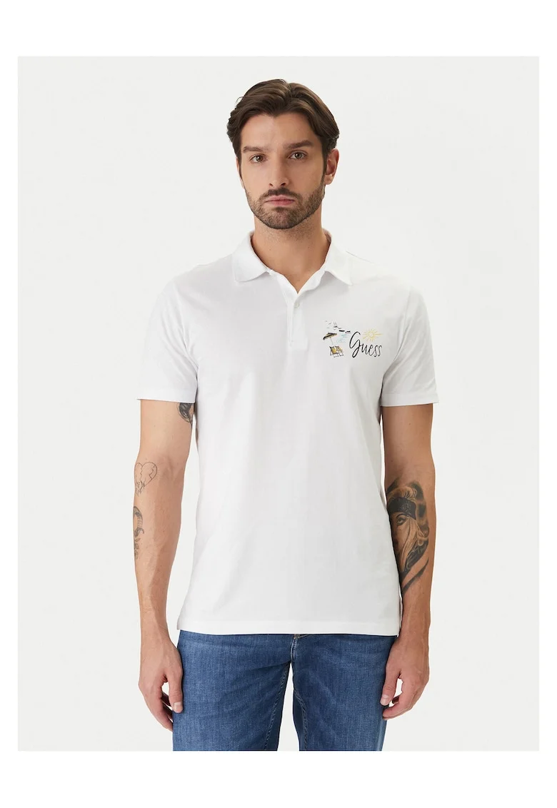Tricou barbati,  alb, Alb