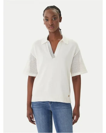 Tricou dama,  bumbac, ecru