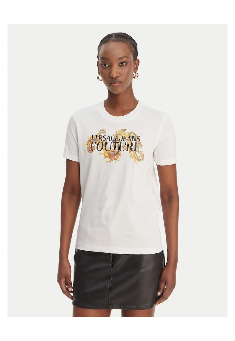 Tricou dama,  bumbac, alb