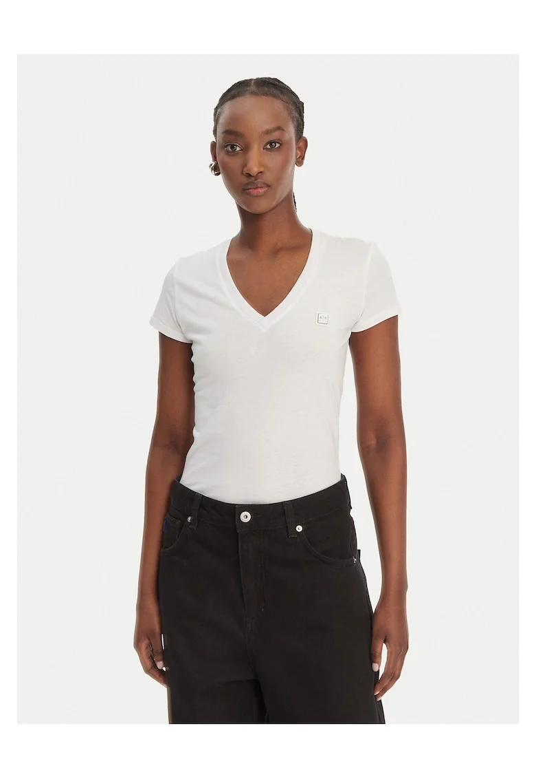 Tricou femei  bumbac, alb
