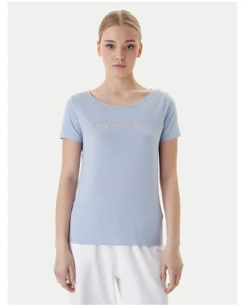 Tricou dama,  bumbac/elastan, albastru