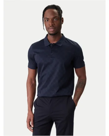 Tricou barbati,  bumbac, bleumarin,