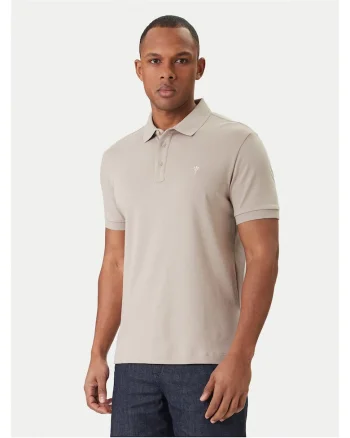 Tricou barbati,  bumbac organic, bej, Bej