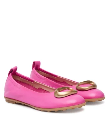 Balerini HV263931,  Piele naturala, Roz