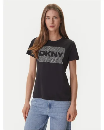 Tricou dama,  negru, bumbac/modal