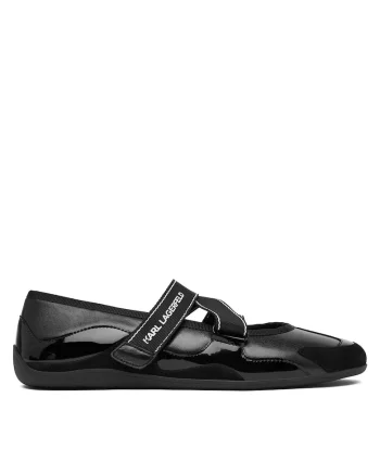 Balerini,  Piele naturala, Negru, Dama
