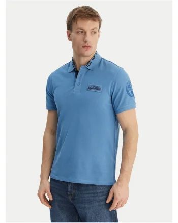 Tricou din bumbac  albastru, Albastru