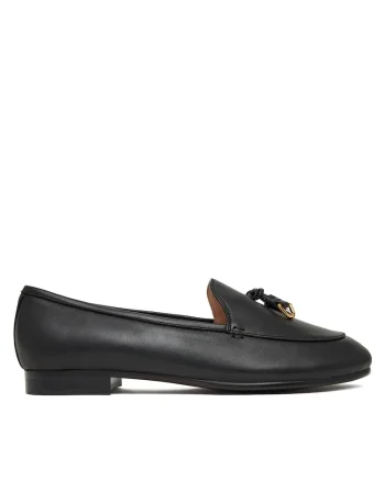 Mocasini dama,  de piele naturala, negru