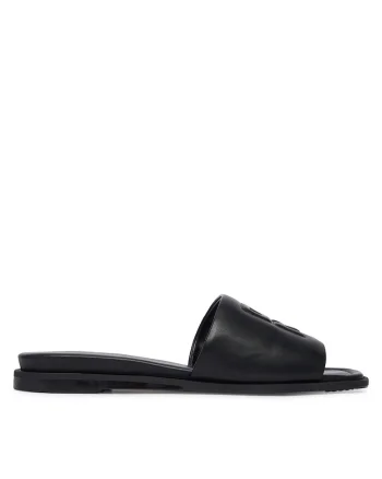 Papuci dama,  K2646405, piele ecologica, negru