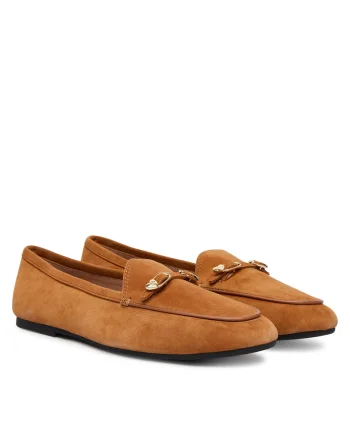 Mocasini dama,  piele naturala, maro