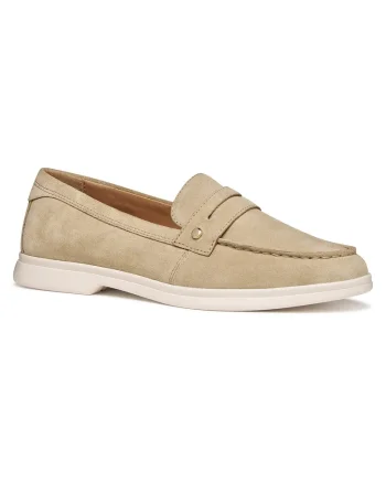 Mocasini dama,  piele naturala, bej