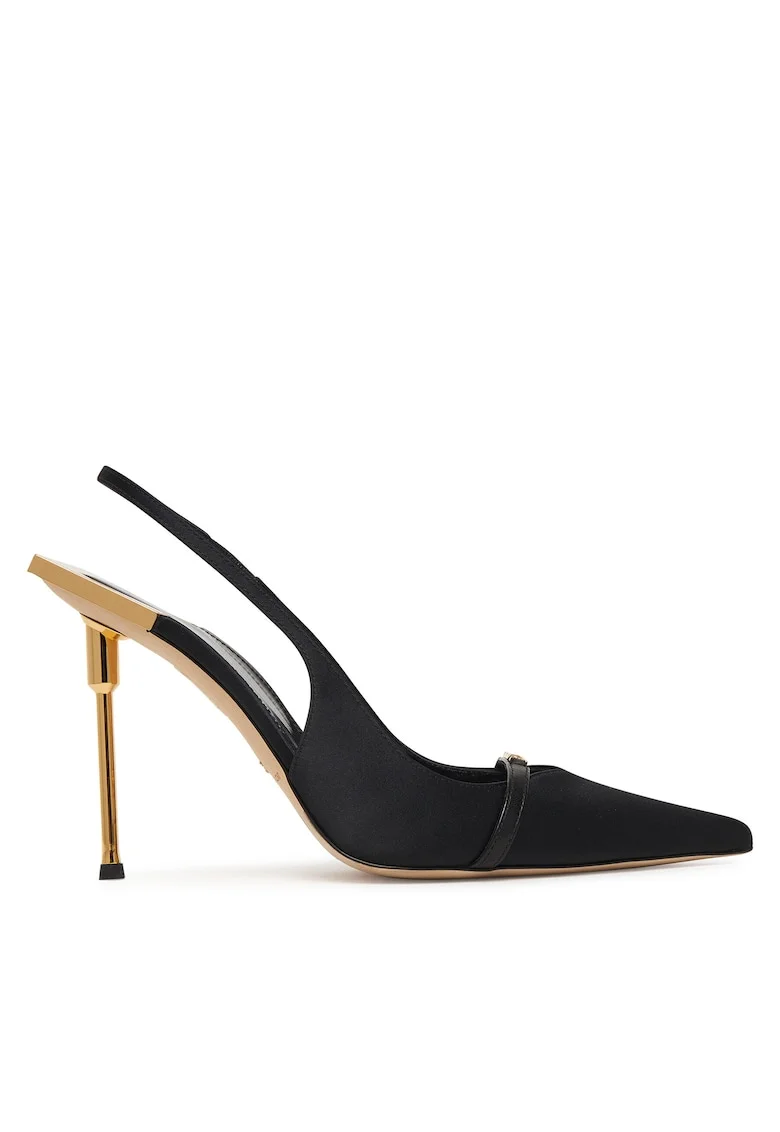 Pantofi pentru dama,  textil, negru