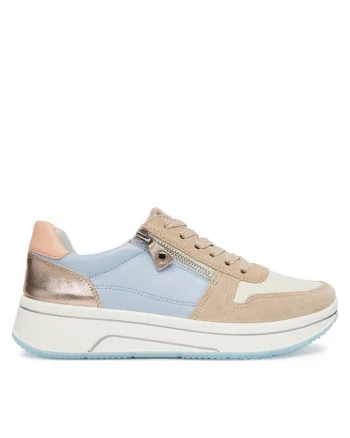 Tenisi dama,  piele naturala, multicolor