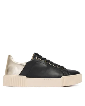 Pantofi dama, Hogl, piele naturala, negru, piele naturala material sintetic, Negru