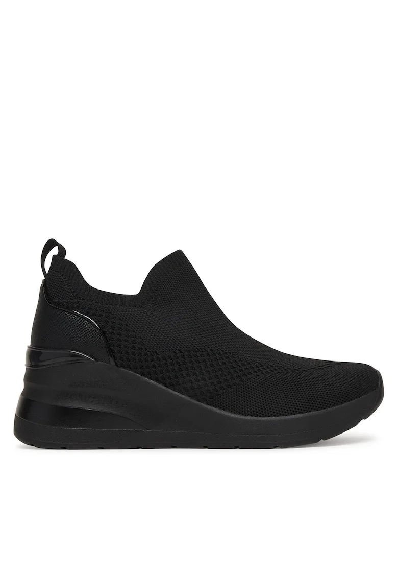 Tenisi dama,  negru, textil