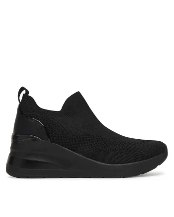 Tenisi dama,  negru, textil