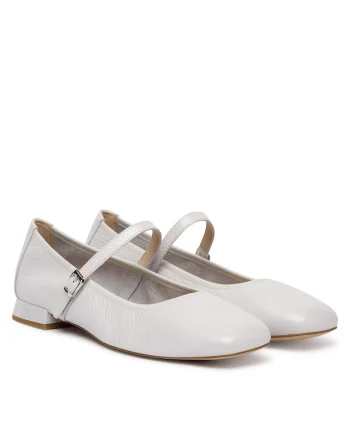 Balerini 9-22100-44,  Piele naturala, Gri