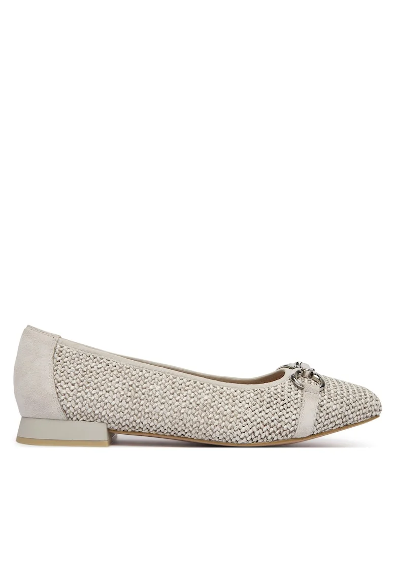 Balerini 9-22503-42,  Piele naturala, Gri