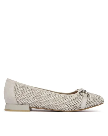 Balerini 9-22503-42,  Piele naturala, Gri