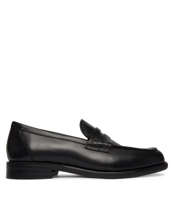 Mocasini dama,  piele naturala, neagra