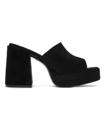 Pantofi de dama,  material textil, negru