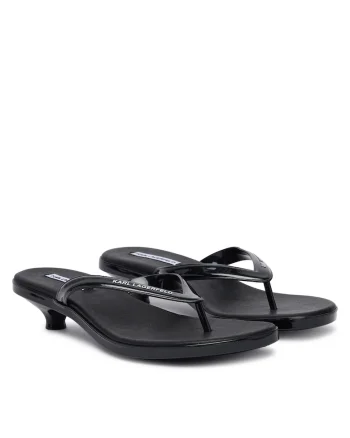 Slapi dama,  negru, material sintetic