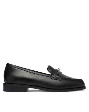 Mocasini dama,  din piele naturala, negru
