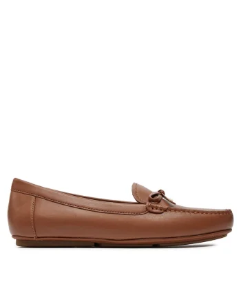 Mocasini dama,  piele naturala, maro