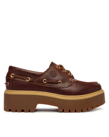 Mocasini dama,  piele naturala, maro,