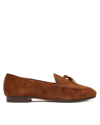 Mocasini de dama,  piele naturala, maro