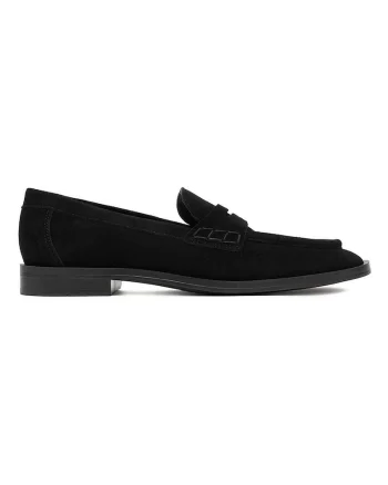 Mocasini dama,  din piele naturala, negru