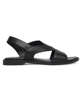 Sandale femei,  piele naturala, negre