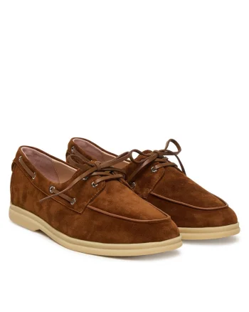 Mocasini dama,  piele naturala, maro