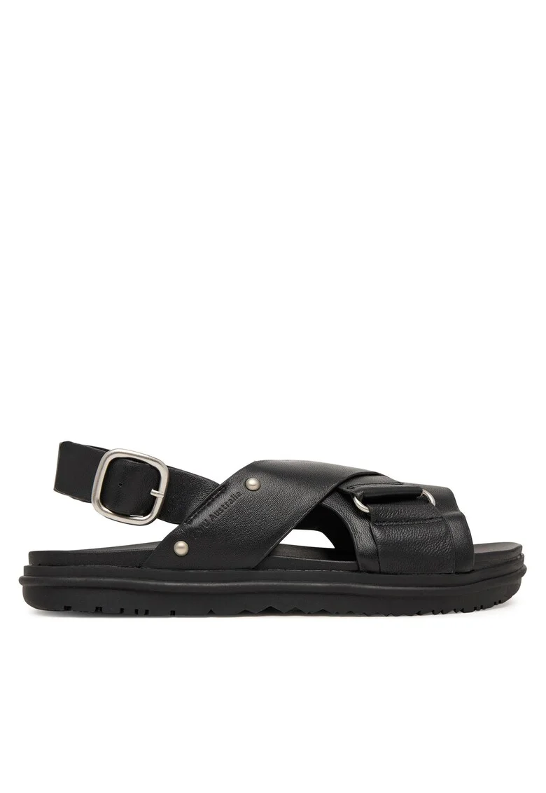 Sandale dama,  piele naturala, negru