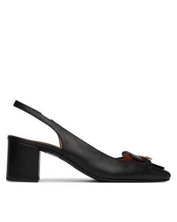 Pantofi dama,  piele naturala, negru, sintetic
