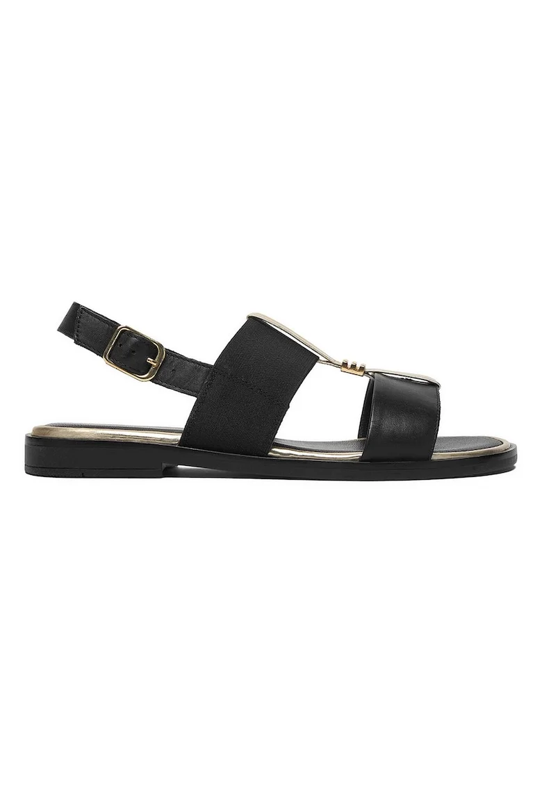 Sandale dama,  piele naturala, negre