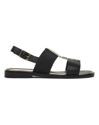 Sandale dama,  piele naturala, negre