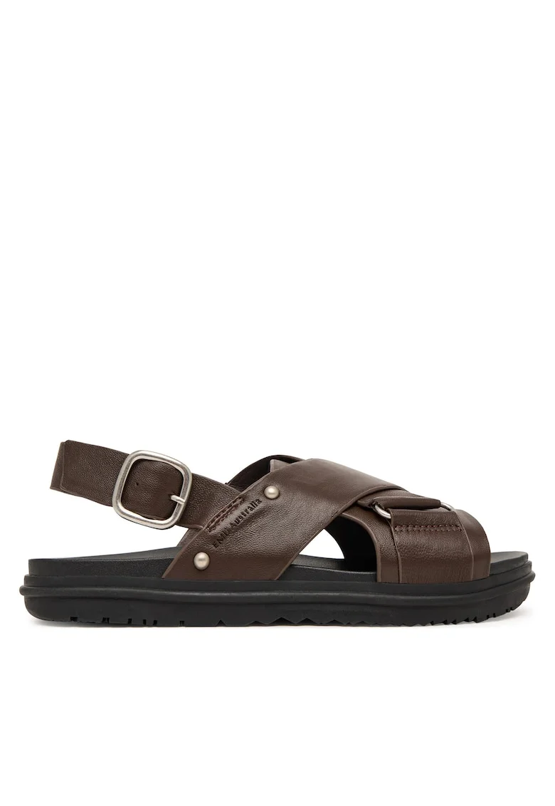 Sandale dama,  piele naturala, maro