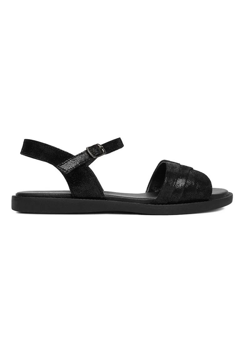 Sandale dama,  piele naturala, negru, confortabile