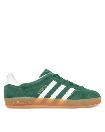 Tenisi dama,  piele naturala, alb/verde, confortabil