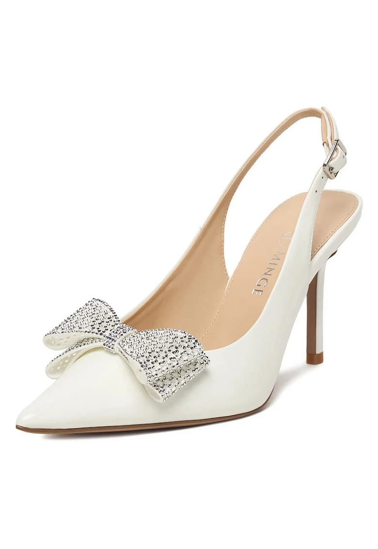 Pantofi dama,  piele naturala, alb