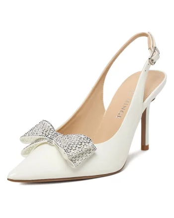 Pantofi dama,  piele naturala, alb