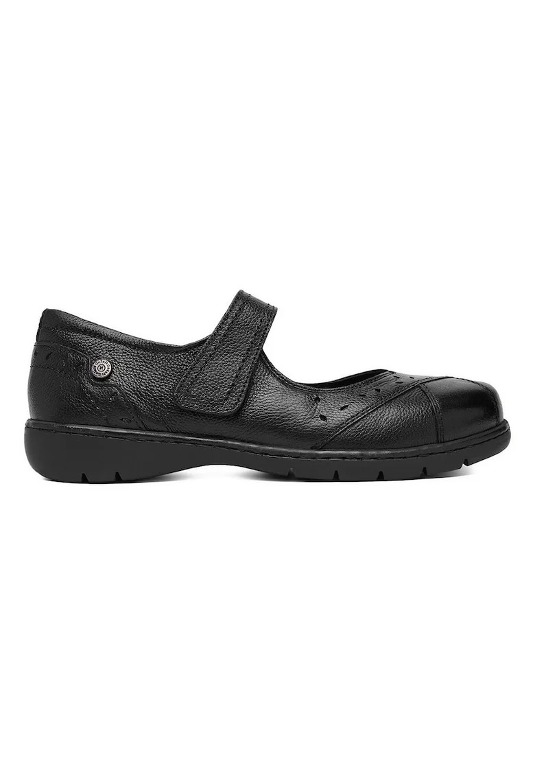 Balerini,  Piele naturala, Negru, Pentru dama