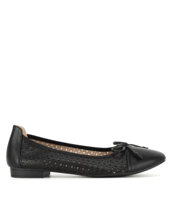 Balerini pentru dama,  Textil, Negru