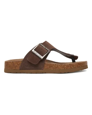 Slapi dama, G-Star Raw, piele naturala, maro, design minimalist