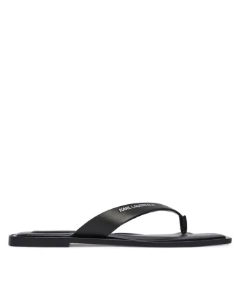 Slapi dama,  piele naturala, negru, material sintetic